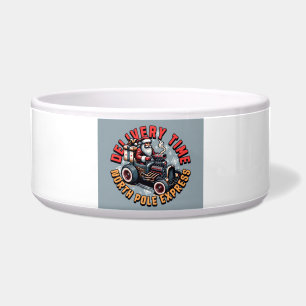 Delivery Time Santa Christmas Hot Rod