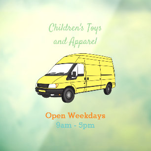 Delivery van illustration