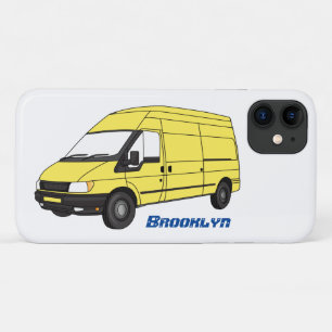 Delivery van illustration iPhone 11 case