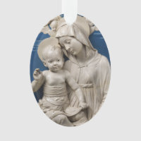 Della Robbia Lehman Madonna and Child Blue White