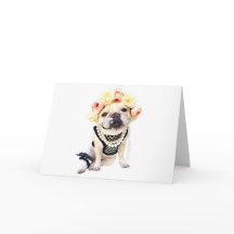 Dellalafrench Note Card Flower 