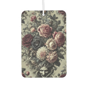 🩸 Dellamorte Dellamore – Gothic Floral Design Car Air Freshener