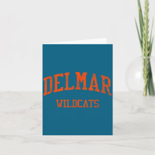 Delmar High School Hs Delmar De Vintage Srts  Card