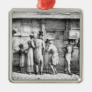 Delpech's Lithographic Print Shop, c.1818 Metal Ornament