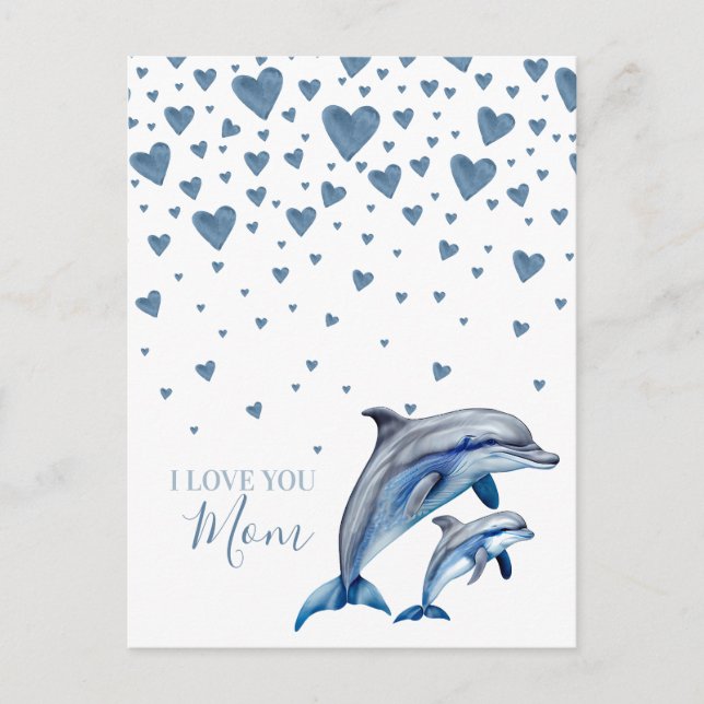 Delphine and baby Mothers Day, Happy Mother's Day Postcard (Front)