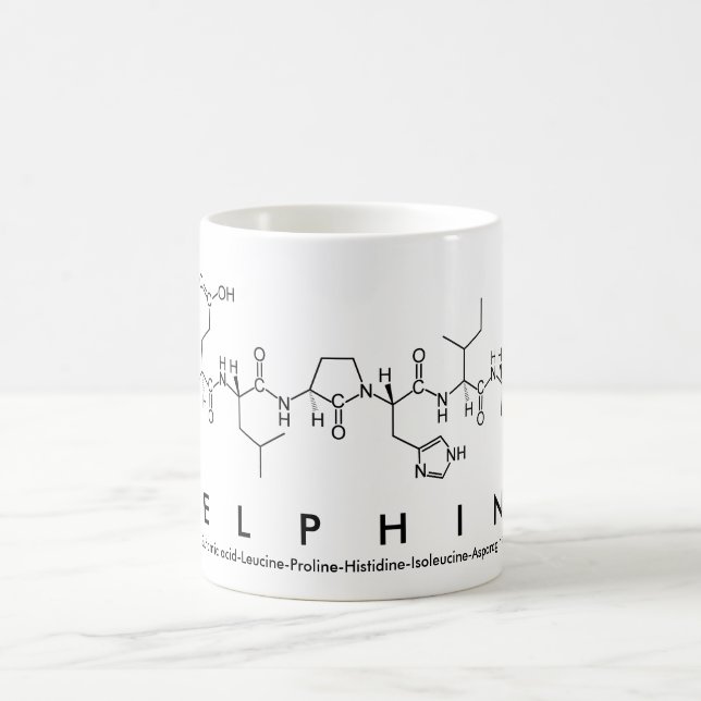 Delphine peptide name mug (Center)