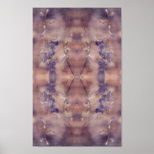 Delphinium Delight Poster