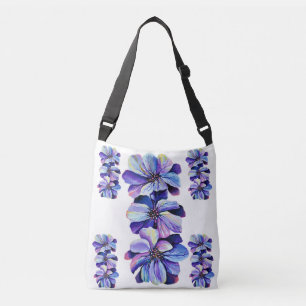 Delphinium Flowers Elegant Chic Fashion Crossbody Bag