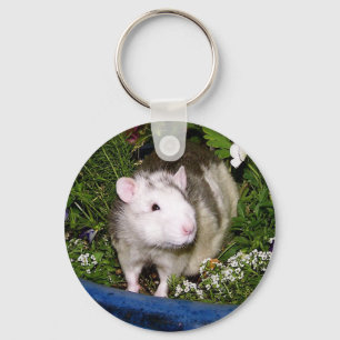 Delphiniums Key chain