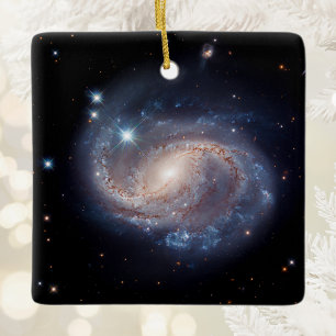 Delphinus Constellation NGC 6956 Ceramic Ornament