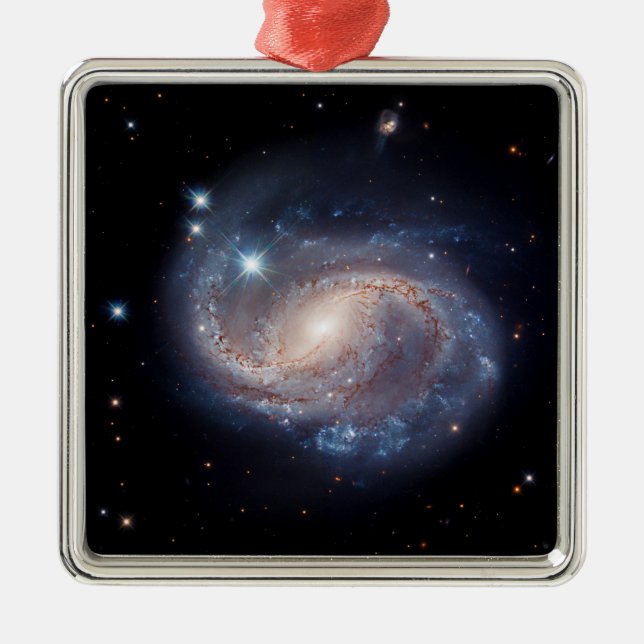 Delphinus Constellation NGC 6956 Metal Ornament (Front)