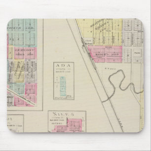Delphos, Bennington, Ada, Verdi, Niles, Kansas Mouse Pad