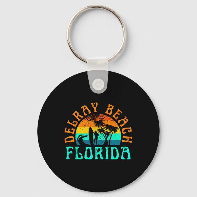 Delray Beach _1  Key Ring (Front)