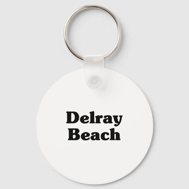 Delray Beach Classic t shirts Key Ring (Front)