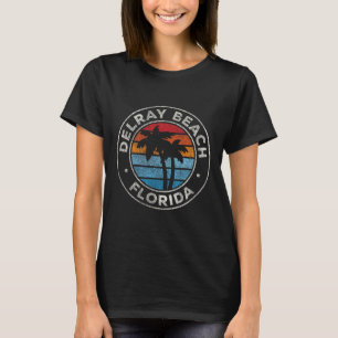 Delray Beach Florida Fl Vintage Graphic Retro 70s  T-Shirt