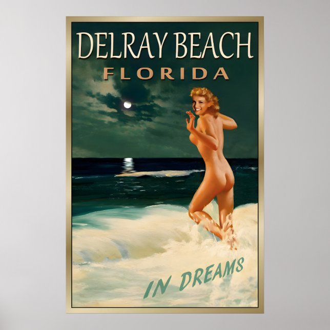 DELRAY BEACH Florida-New Original Marilyn Monroe Poster (Front)