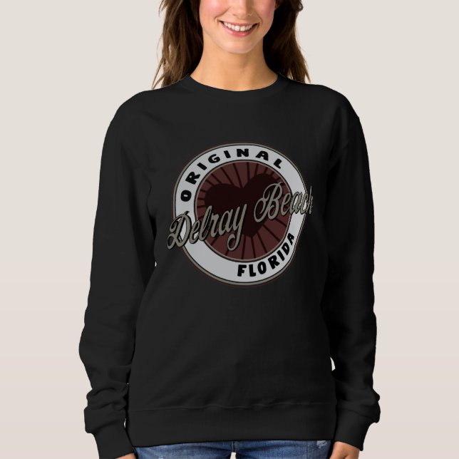 Delray Beach Travel Souvenir To Florida Sweatshirt (Front)