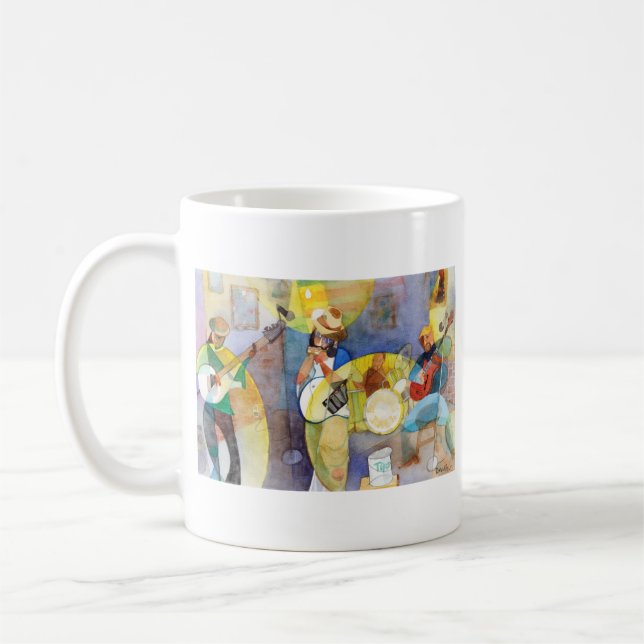 Delta Blues Music Design Coffee Mug (Left)