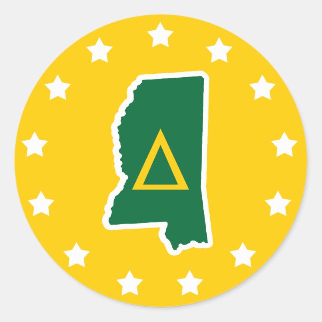 Delta=Change Classic Round Sticker (Front)