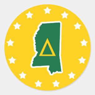Delta=Change Classic Round Sticker