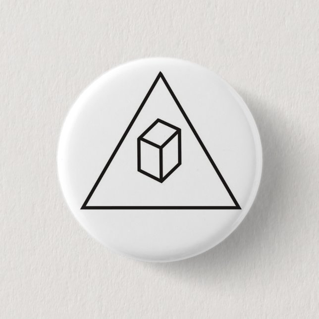 Delta Cubes 3 Cm Round Badge (Front)