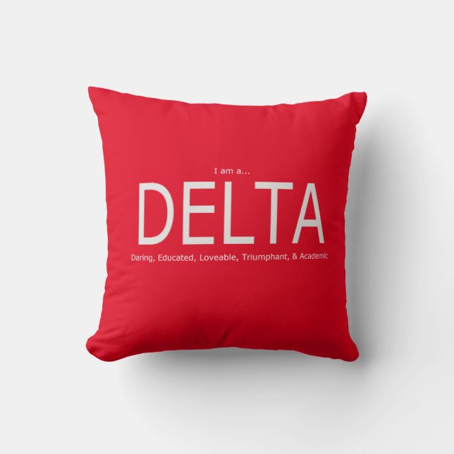 Delta Description - Red Cushion (Front)