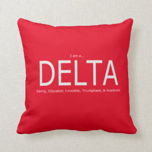 Delta Description - Red Cushion