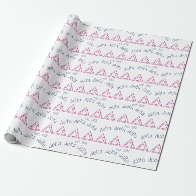 Delta Est 1888 Wrapping Paper (Unrolled)