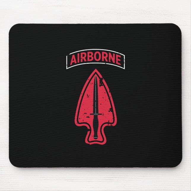 Delta Force "Special Forces" Distressed Mouse Pad (Front)
