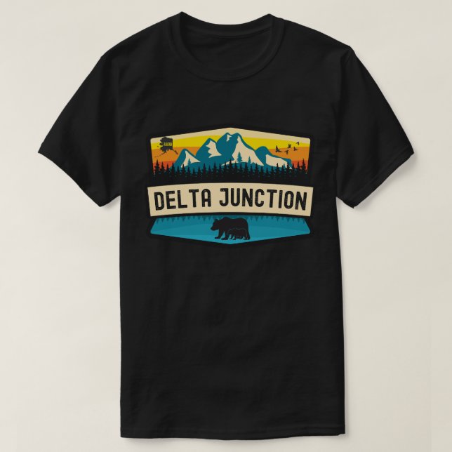 Delta Junction, Alaska T-Shirt (Design Front)