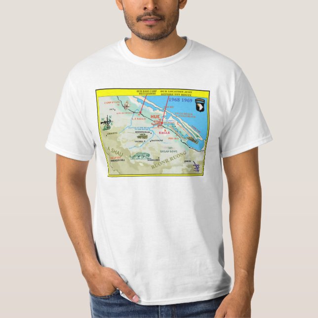DELTA RAIDERS AO (Area of Operation) T-Shirt (Front)