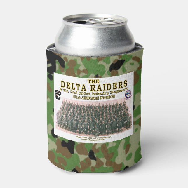 DELTA RAIDERS CAN COOLER (Can Front)