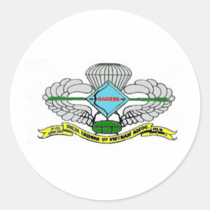 DELTA RAIDERS CLASSIC ROUND STICKER