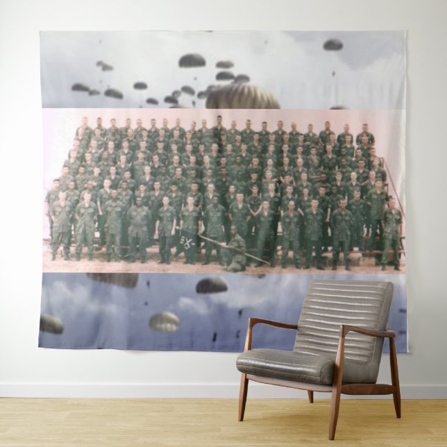 DELTA RAIDERS (CLOSE UP) TAPESTRY (In Situ (Horizontal))