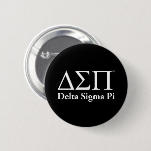 Delta Sigma Pi Classic Logo 6 Cm Round Badge