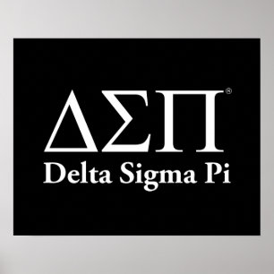 Delta Sigma Pi Classic Logo Poster