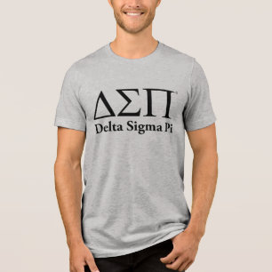 Delta Sigma Pi Classic Logo Tri-Blend Shirt