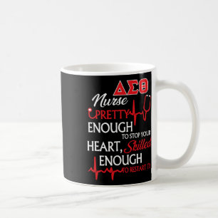 Delta Sigma Theta Sorority Nurse  Coffee Mug