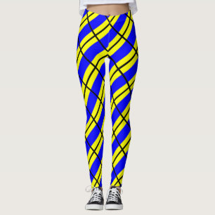 Delta Yellow Blue Leggings