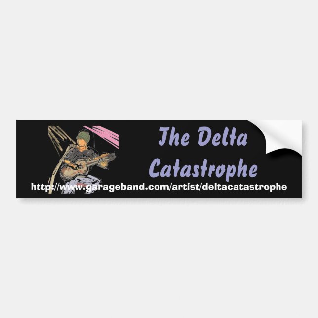 deltasketch2, The Delta Catastrophe, http://www... Bumper Sticker (Front)