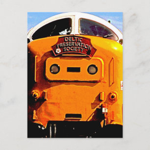 Deltic British Diesel Train (2) Postcard