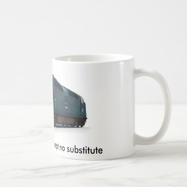 Deltic Mug 'accept no substitute' (Right)