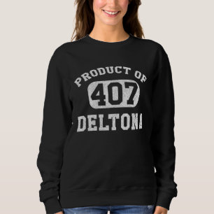 Deltona Florida Vintage Retro Area Code  1 Sweatshirt