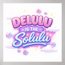 Delulu Is the Solulu – Cute Kawaii Aesthetic