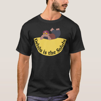 Delulu Is the Solulu Funny Meme Design T-Shirt