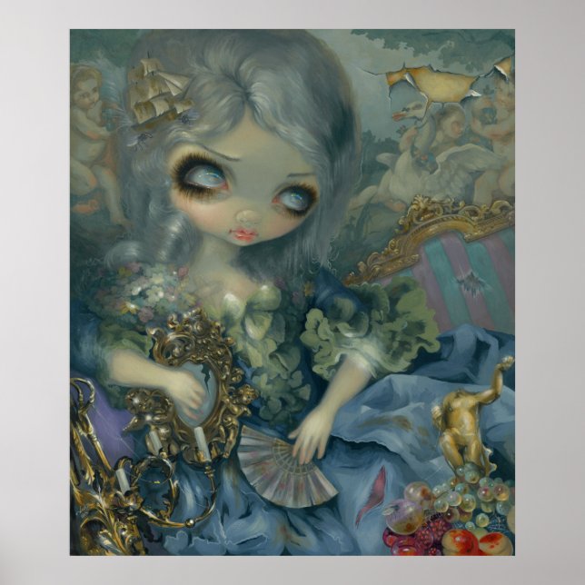Delusions of Grandeur ART PRINT Rococo Gothic Art (Front)