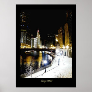 Deluxe Chicago Winter Poster