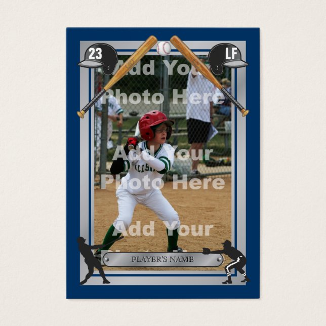 Deluxe Custom Baseball Card (Front)