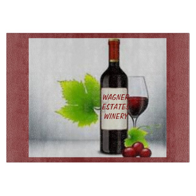 DELUXE GLASS CUTTING BOARD 8 X 10 CUSTOMIZE (Front)