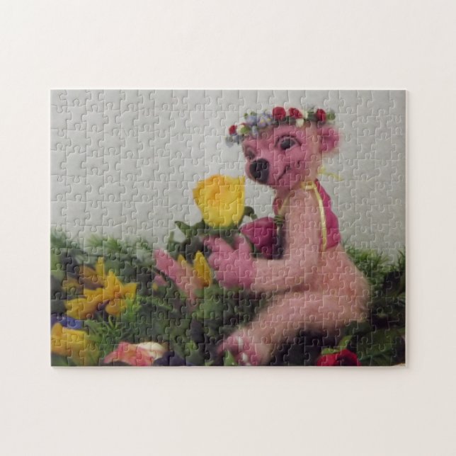 Deluxe pink troll from MyTopTeddy Jigsaw Puzzle (Horizontal)
